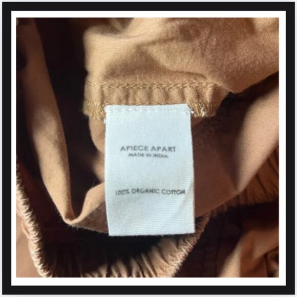 Apiece Apart Spa Pleat Pant Deep Khaki - Picture 4 of 4